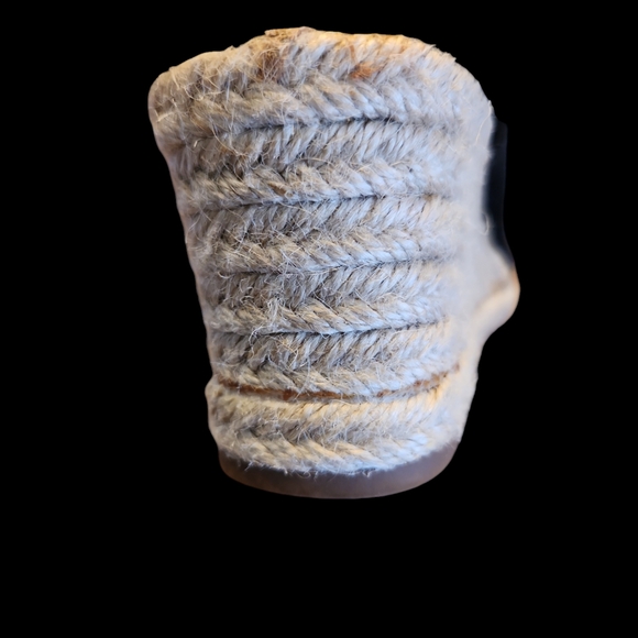 H&M Twine Wedge Heel Peep Toe Size 40 - Picture 6 of 8